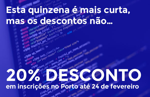 Campanha desconto 20% fevereiro