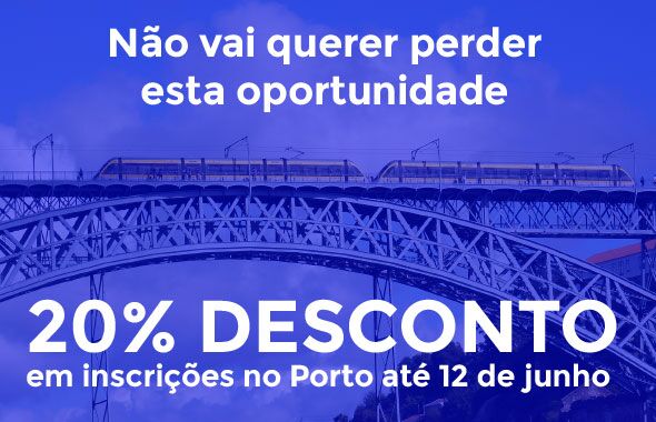 Desconto de 20% na Formabase Porto de 26 de Maio a 12 de Junho